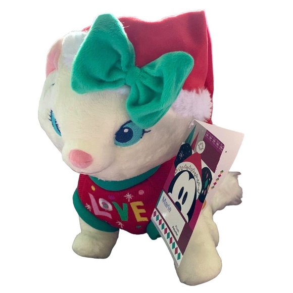 Disney Store Aristocats Marie Cat Kitten Holiday Plush - Picture 3 of 11